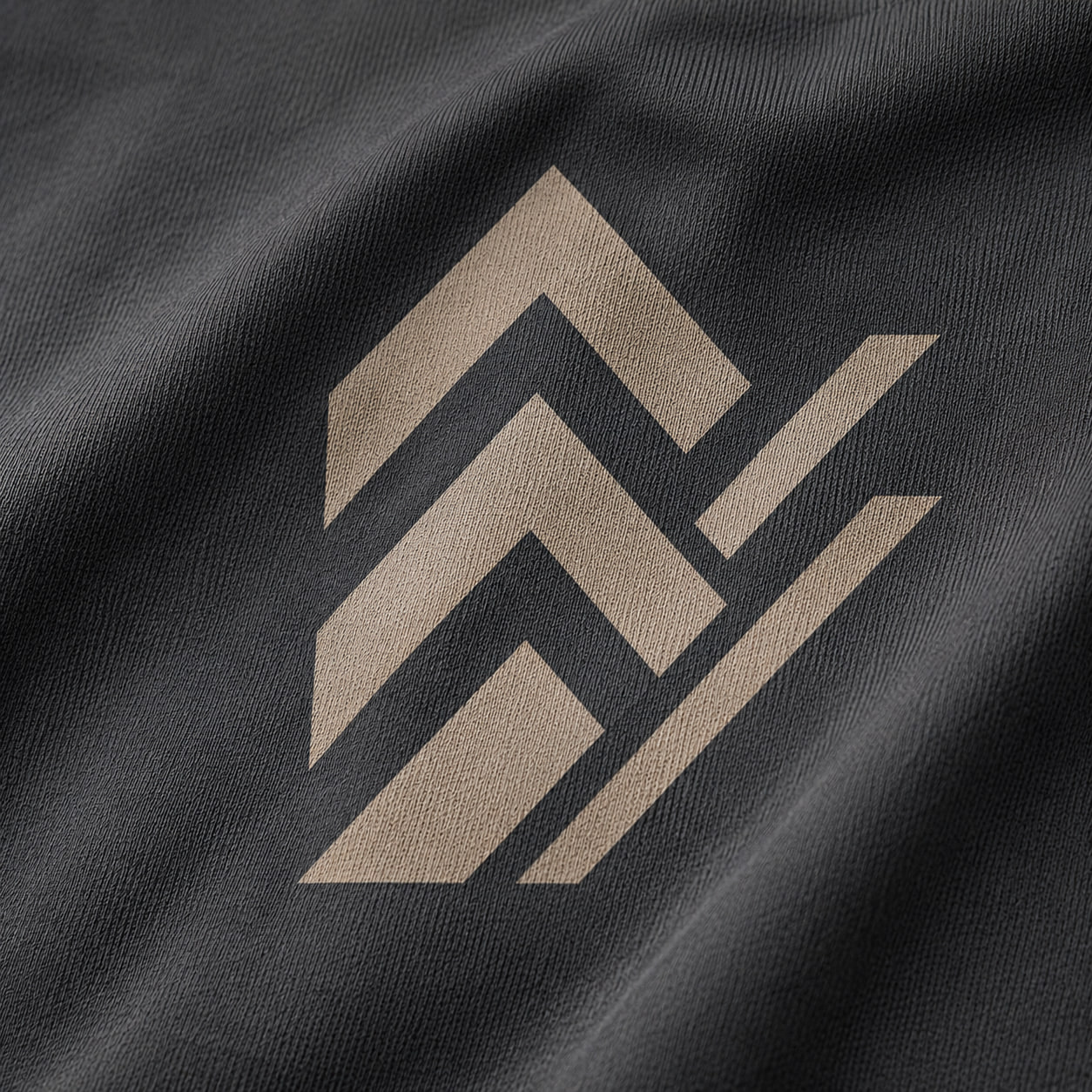 Geometrisches Streifenmotiv auf Textil